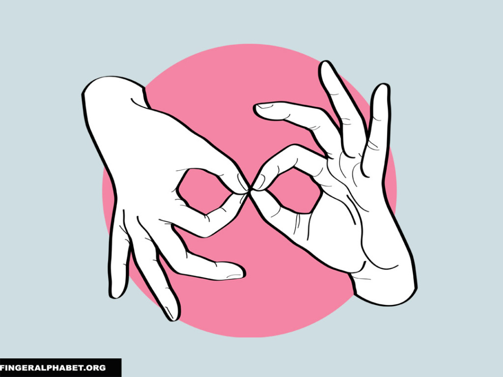ASL Interpreter – White on Pink