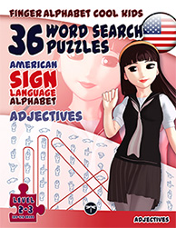 click to see our current ASL-word search books